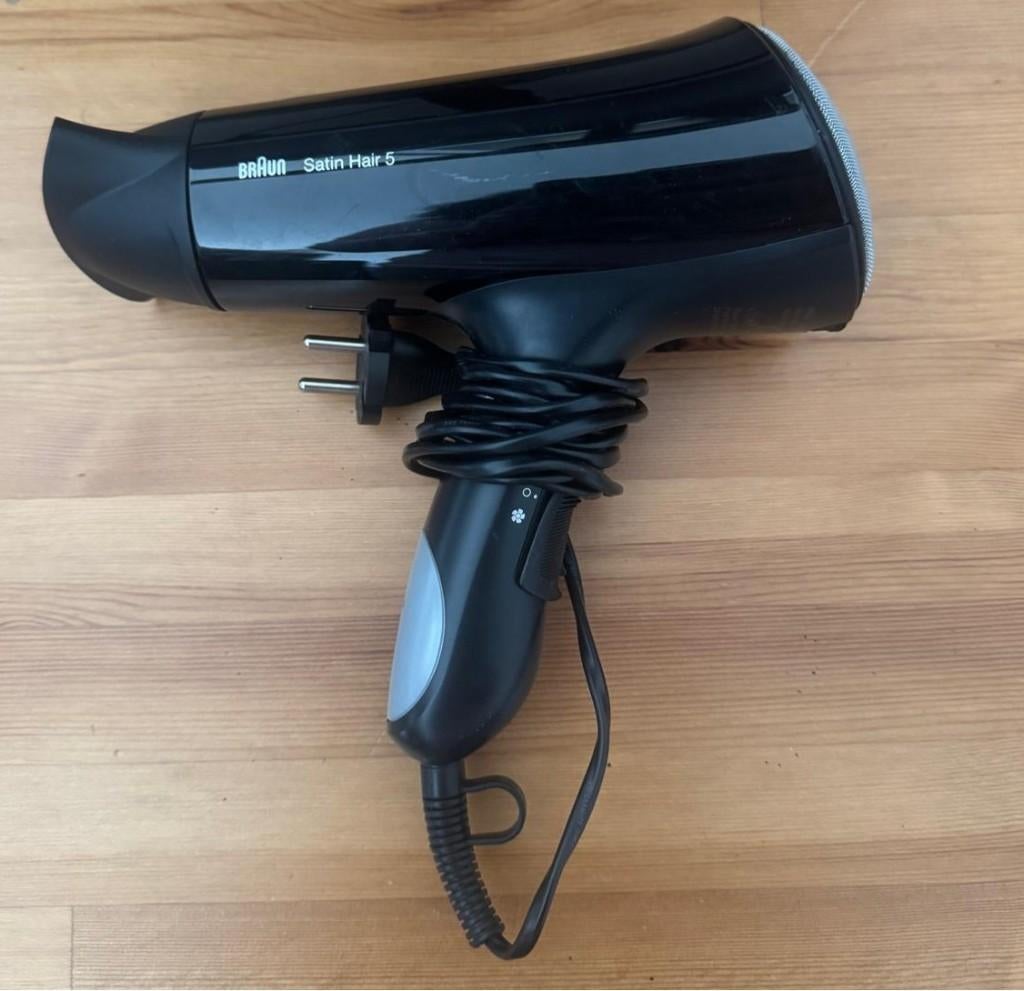 Braun Satin Hair 5 haardroger topconditie, Ophalen, Zo goed als nieuw, Haarverzorging