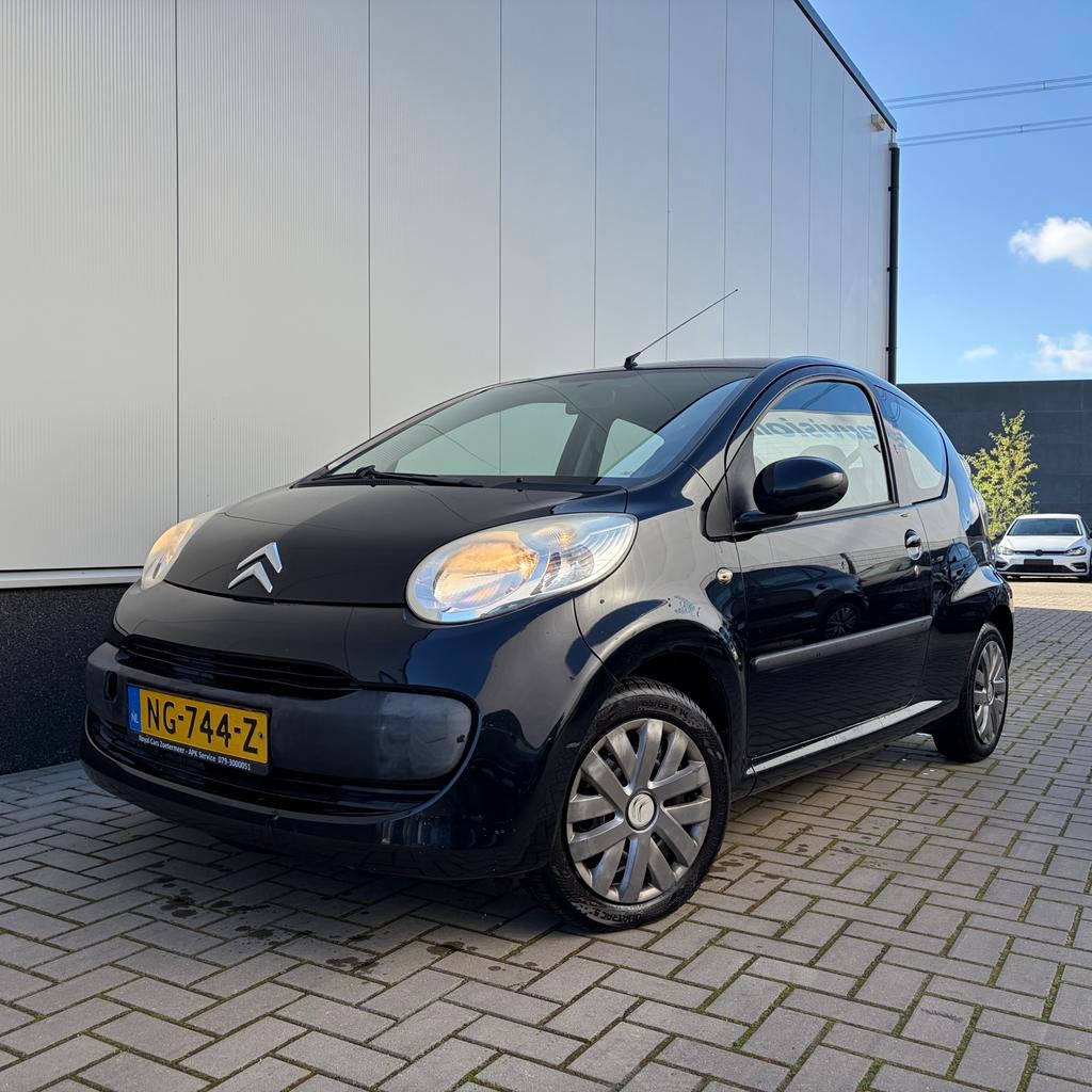 Citroën C1 1.0 3-DRS 2008 Zwart (159,000km), Auto's, Voorwielaandrijving, 4 stoelen, C1, Handgeschakeld