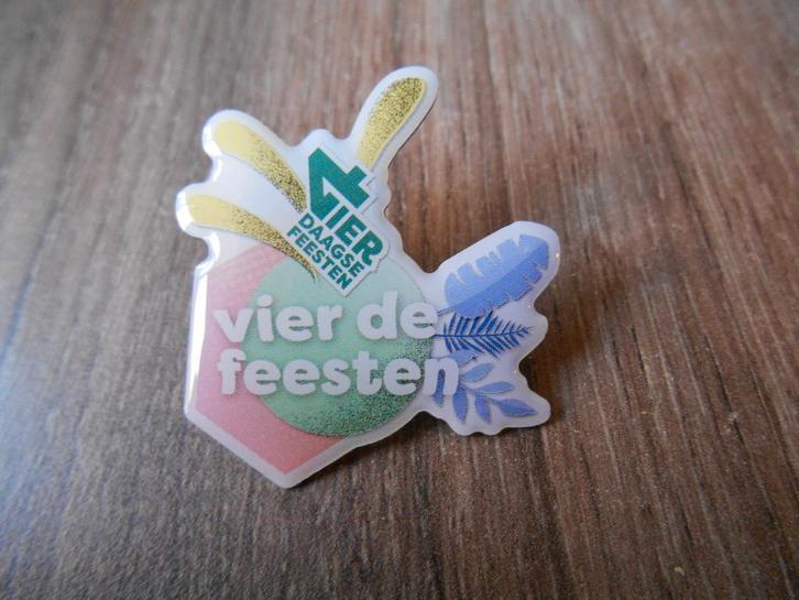 Vierdaagse pin Vier de feesten Nijmegen, Verzamelen, Speldjes, Pins en Buttons, Nieuw, Speldje of Pin, Overige onderwerpen, Ophalen of Verzenden