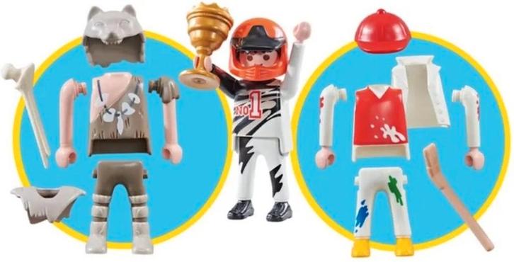 Playmobil Multi Play holbewoner/coureur/schilder 9854, NIEUW, Kinderen en Baby's, Speelgoed | Playmobil, Nieuw, Complete set, Ophalen of Verzenden