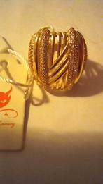 Double ring, Ophalen of Verzenden, Goud, Dame