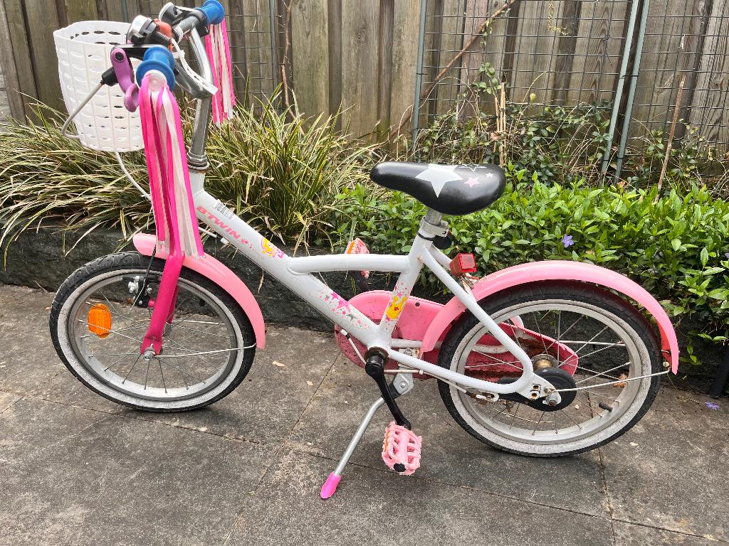 Kinderfiets, Fietsen en Brommers, Fietsen | Kinderfietsjes, Zijwieltjes, Ophalen of Verzenden, BTWIN, 16 tot 20 inch