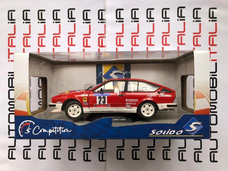 Alfa Romeo GTV6 Tour de Corse #23 Solido 1:18, Hobby en Vrije tijd, Modelauto's | 1:18, Nieuw, Auto, Solido, Ophalen of Verzenden