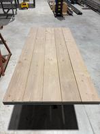 Robuuste eettafel met metalen spinpoot, Ophalen, Nieuw, 50 tot 100 cm, 150 tot 200 cm