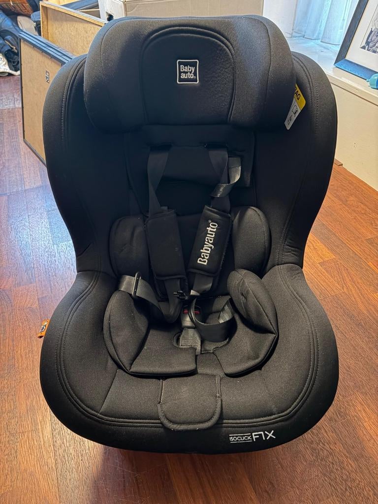 Babyauto Biro 360 Draaibaar Autostoel Isofix Zwart, Overige merken, Verstelbare rugleuning, Gebruikt, 0 t/m 18 kg