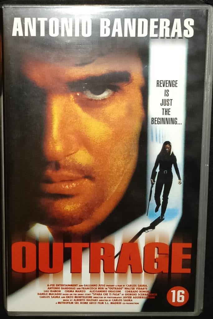 Outrage vhs, Vanaf 16 jaar, Ophalen of Verzenden, Zo goed als nieuw, Horror