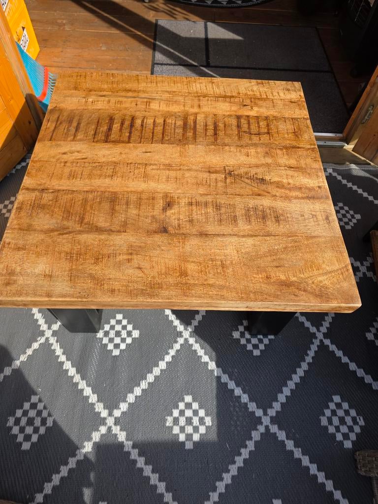 Mango salontafel, Huis en Inrichting, Tafels | Salontafels, Ophalen, 100 tot 150 cm, Rond, 50 tot 100 cm