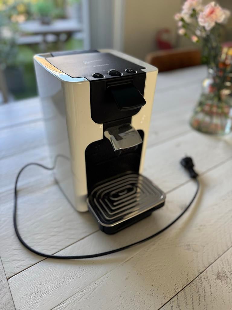 Philips Senseo Koffiezetapparaat Wit - Zo goed als nieuw, Witgoed en Apparatuur, Koffiezetapparaten, Koffiemachine, Ophalen of Verzenden