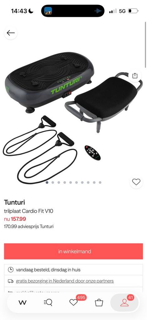 Fitness apparaten, Ophalen, Zo goed als nieuw