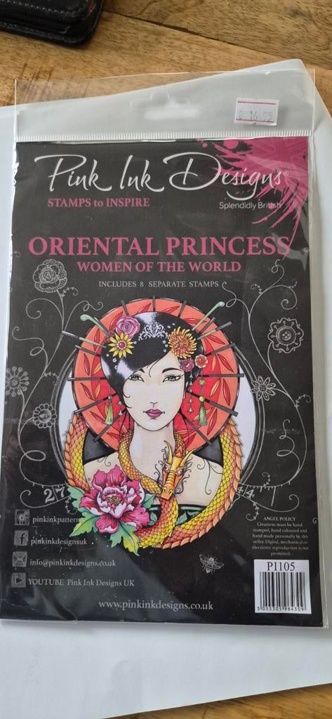 Pink ink design, Hobby en Vrije tijd, Ophalen of Verzenden, Clearstamp
