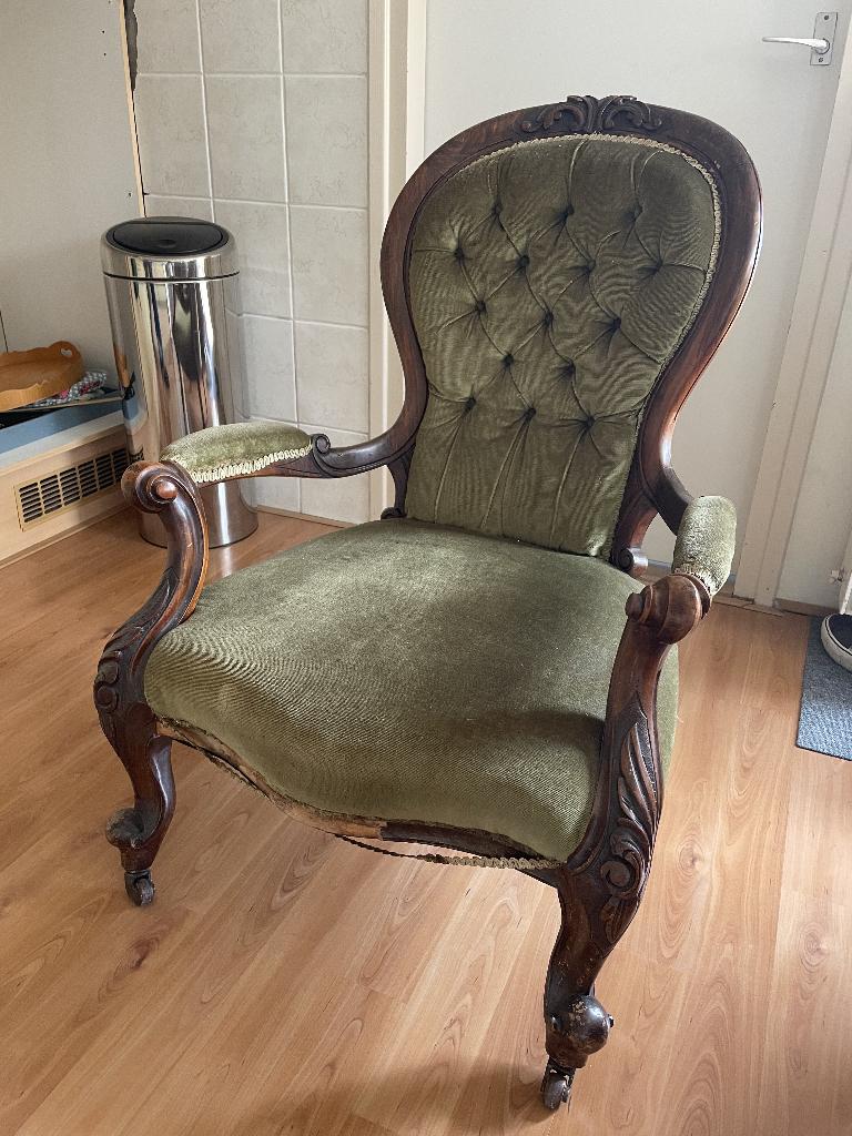 Antieke Biedermeier stoel, Antiek en Kunst, Ophalen