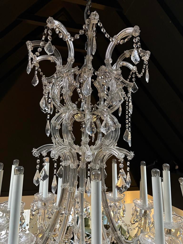 Grote kroonluchter, 1,5m doorsnede, Ophalen, Gebruikt, Glas