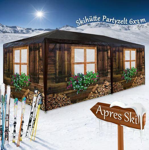 Paviljoen partytent skihut apres ski 3x6 GRATIS BEZORGD!, Verzenden, Partytent, Minder dan 4 meter, Nieuw