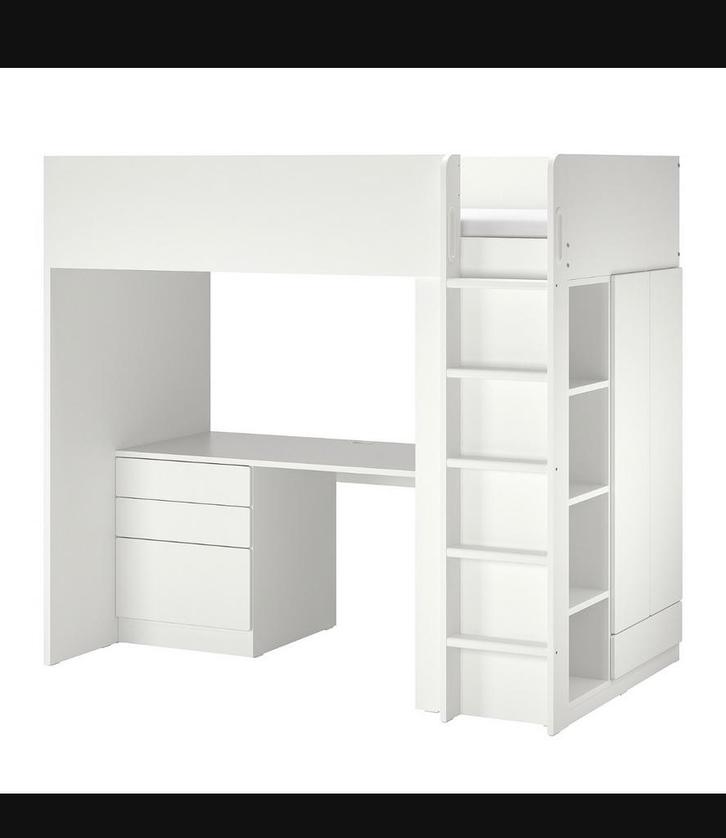 Bureau (zonder hoogslaper!) smastad ikea, Huis en Inrichting, Bureaus, Nieuw, Bureau, Ophalen