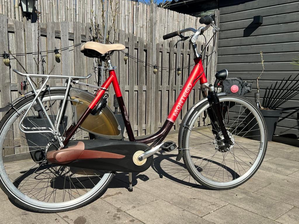 Damesfiets, Fietsen en Brommers, Fietsen | Dames | Damesfietsen, 53 tot 56 cm, Versnellingen, Zo goed als nieuw, Ophalen