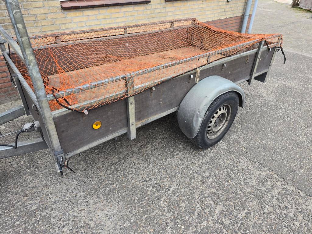 Ongeremde B aanhangwagen. 2.50 x 1.30.  Witte plaat 750 kg, Auto diversen, Aanhangers en Bagagewagens, Ophalen