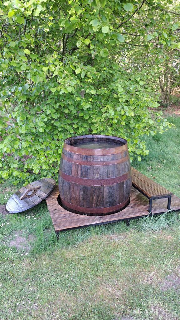 IJsbad met opstap bankje en/of regenton, Tuin en Terras, Regentonnen, 150 liter of meer, Ophalen