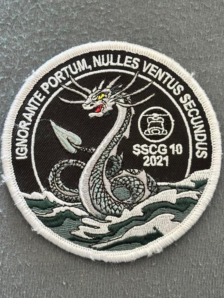 Embleem 860 SQN SSCG10 2021, Verzenden, Marine, Nederland, Embleem of Badge