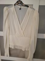 Shoeby roomwitte blouse maat L als nieuw, Ophalen, Overige kleuren, Maat 42/44 (L), Zo goed als nieuw