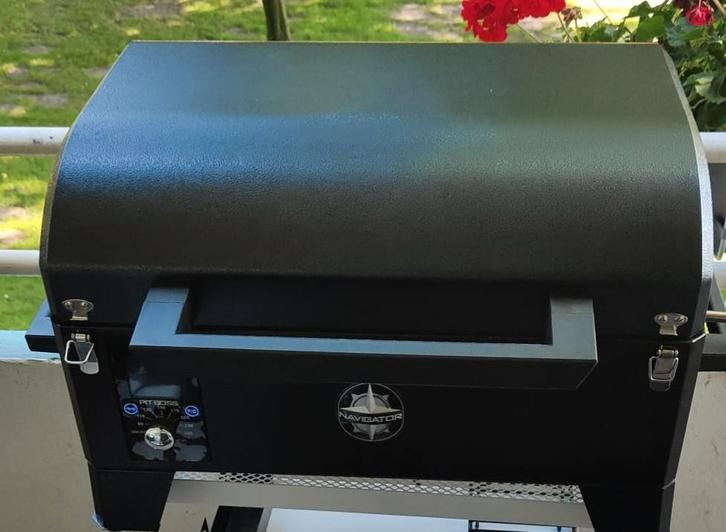 Pit Boss Navigator 150 (draagbare) pellet BBQ/Smoker/Grill, Tuin en Terras, Elektrische barbecues, Zo goed als nieuw, Ophalen