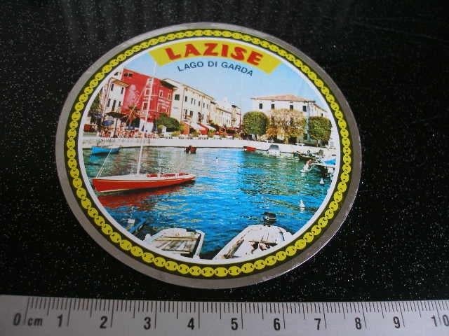 folie sticker lazise lago di garda, Verzenden, Zo goed als nieuw, Overige typen