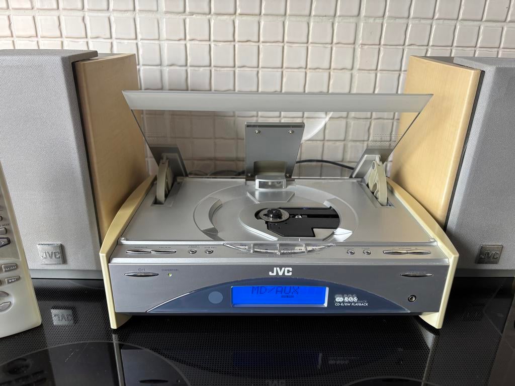 JVC Mini Stereo Set - Goed Werkend met Afstandsbediening, Audio, Tv en Foto, Stereo-sets, Ophalen, Gebruikt, JVC, Microset