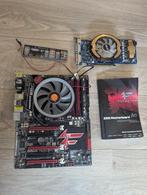 Combo cpu ram motherboard gpu, Gebruikt, DDR3, Ophalen of Verzenden, ATX