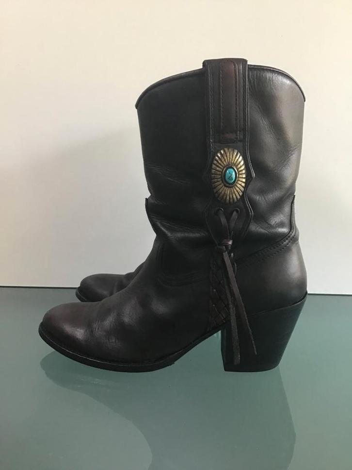 Sendra boho bruine laarzen 38 | Gratis verzenden, Kleding | Dames, Schoenen, Zo goed als nieuw, Lage of Enkellaarzen, Bruin, Verzenden