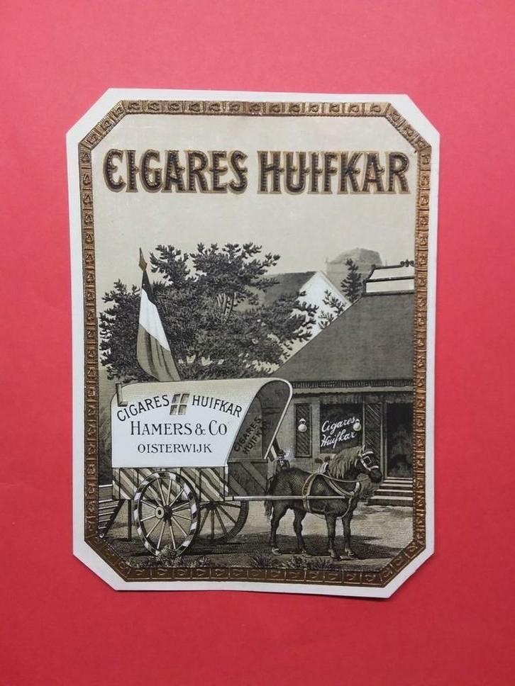 Sigarenbandjes Huifkar 19, Ophalen of Verzenden, Gebruikt, Sigarenbandjes