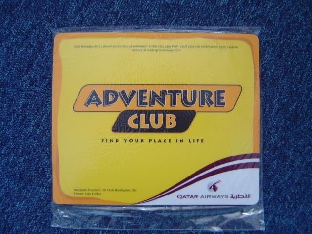 muismat Qatar Airways - Aventure club, Ophalen of Verzenden, Nieuw, Overige typen
