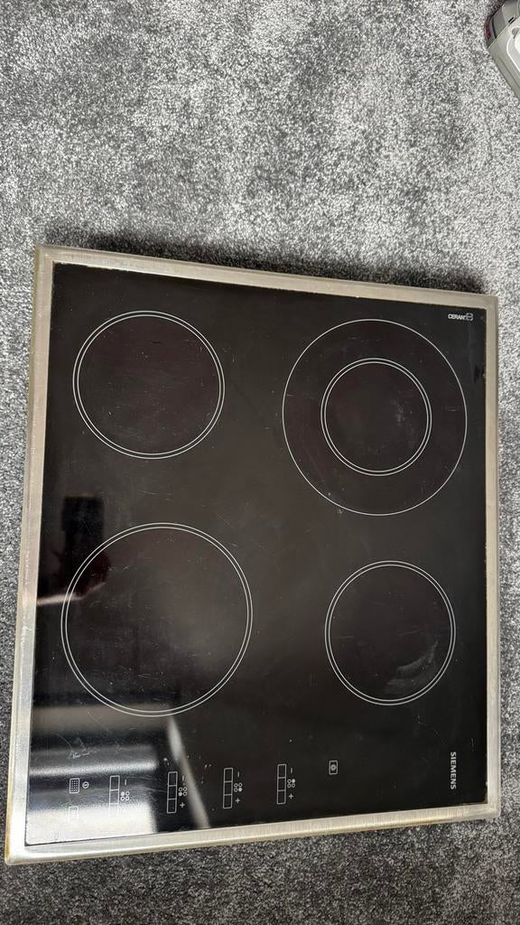 Siemens inbouw kookplaat, Witgoed en Apparatuur, Kookplaten, Gebruikt, 3 kookzones of minder, Ophalen of Verzenden, Inbouw