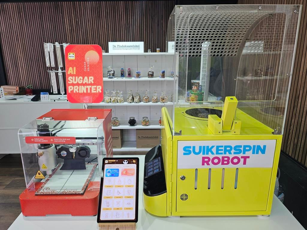 Snoep Lolly Printer & Suikerspin Robot | Vending Machines, Verzamelen, Postbus 1000, 2260BA, Verzenden, XC, Zo goed als nieuw