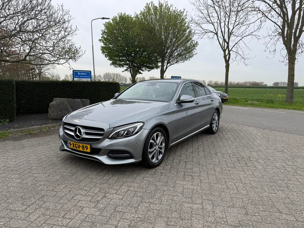 Mercedes-Benz C-Klasse C220 CDI 125KW Aut7 2014 Grijs LED!, Auto's, Automaat, Achterwielaandrijving, 1800 kg, 4 cilinders