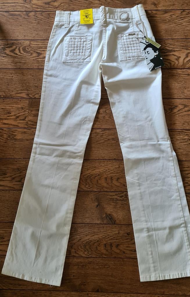 SOS Gebroken Witte Broek Nieuw Maat 38, Maat 38/40 (M), Wit, Nieuw, Ophalen of Verzenden
