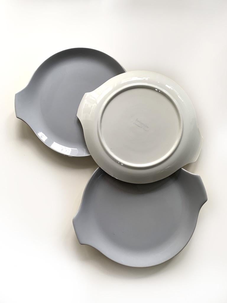 3 Vintage Royal Goedewaagen Lunchborden | Celadon 20,5 cm, Ophalen of Verzenden