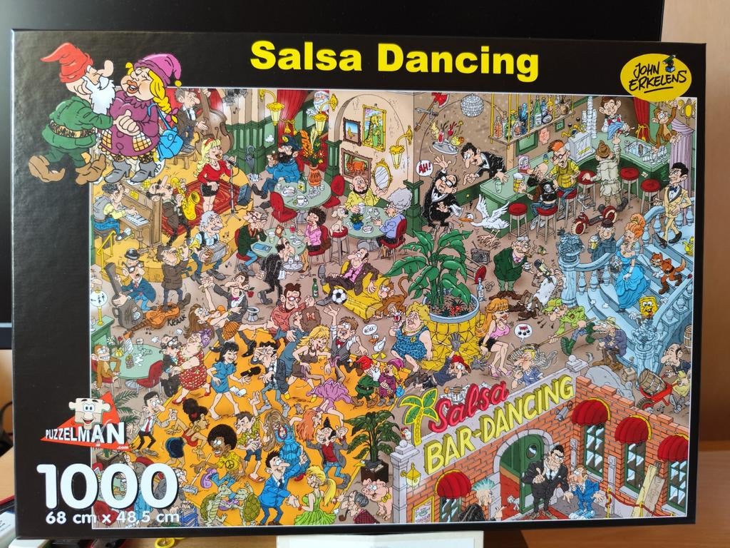 Salsa dancing legpuzzel, Ophalen of Verzenden, 500 t/m 1500 stukjes, Zo goed als nieuw