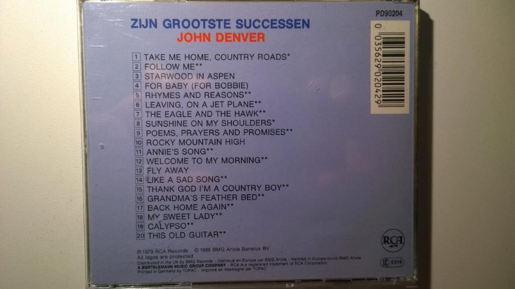 John Denver - Zijn Grootste Successen, Ophalen of Verzenden, Zo goed als nieuw