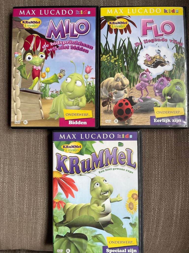 Max Lucado Kids: Krümmel & Vriendjes (3 films), Gebruikt, Alle leeftijden, Boxset, Ophalen of Verzenden