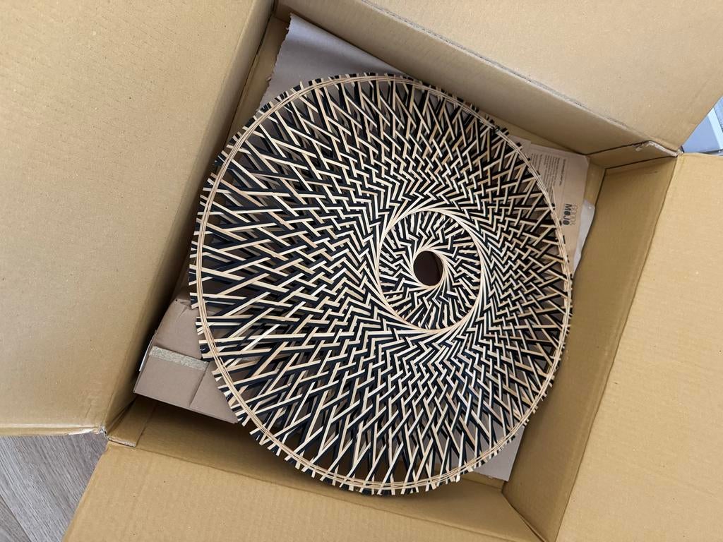 Good & Mojo Bali design lamp - Nieuw (M, 60 cm), Ophalen, Nieuw, Hout, 50 tot 75 cm