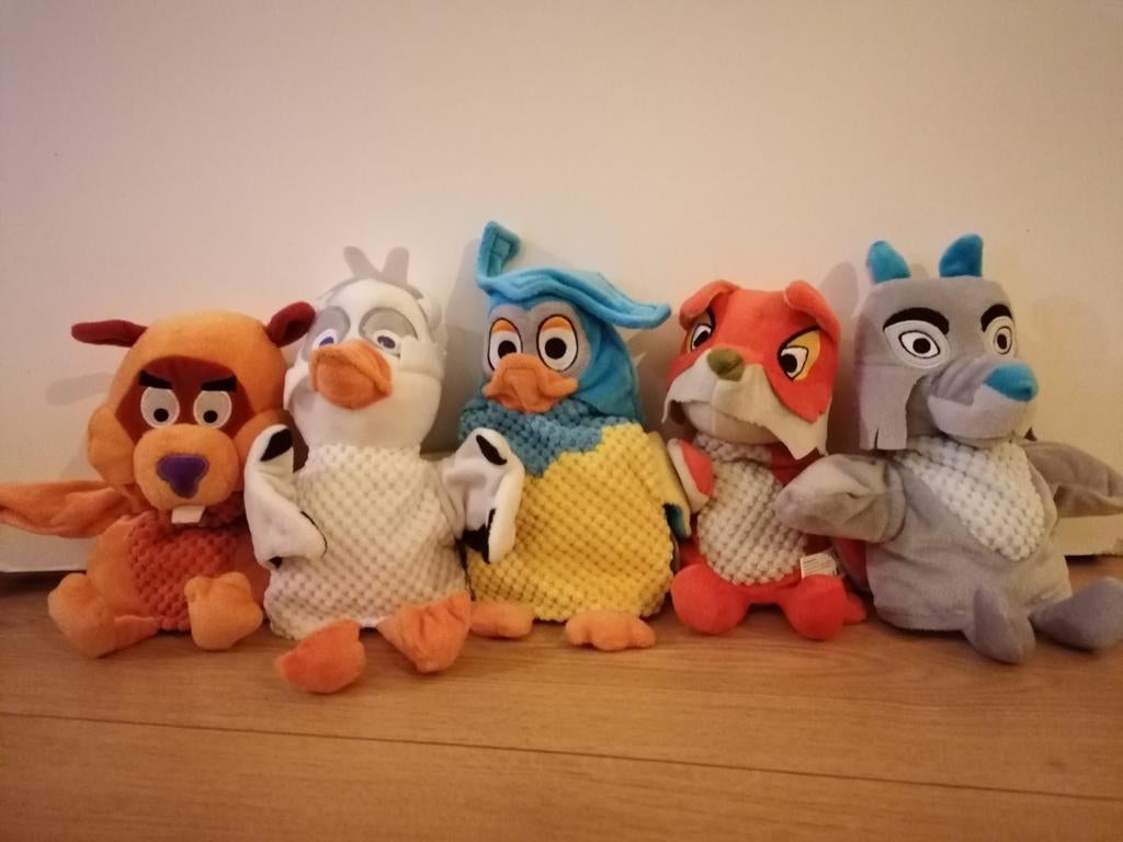 Fabeltjeskrant handpoppen, Overige karakters, Ophalen of Verzenden, Zo goed als nieuw, Overige typen