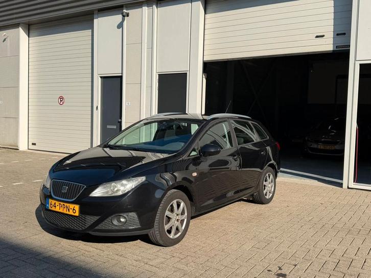 Seat Ibiza 1.2TDI 55KW Ecomotive ST 2011 Zwart, Auto's, Seat, Bedrijf, Ibiza, ABS, Adaptive Cruise Control, Airconditioning, Alarm