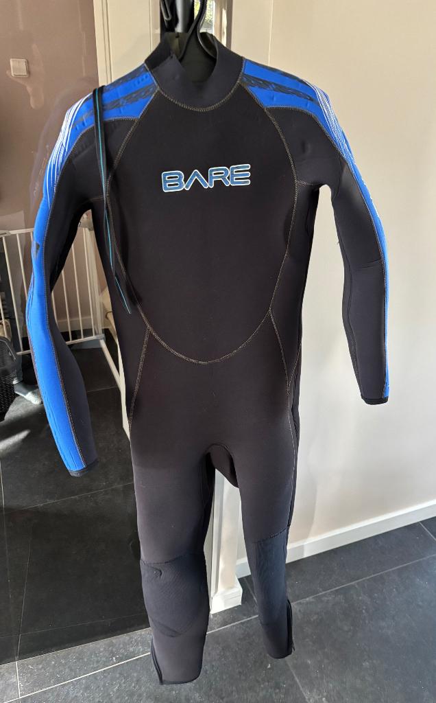 Bare 7mm Velocity wetsuit met overvest, Watersport en Boten, Duiken, Ophalen, Duikpak