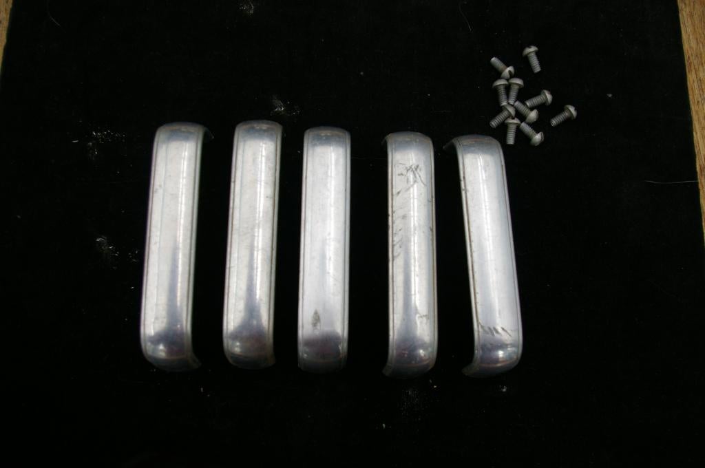 Vintage handgrepen kastgrepen 5X, Ophalen of Verzenden, Gebruikt, Overige materialen, Overige typen