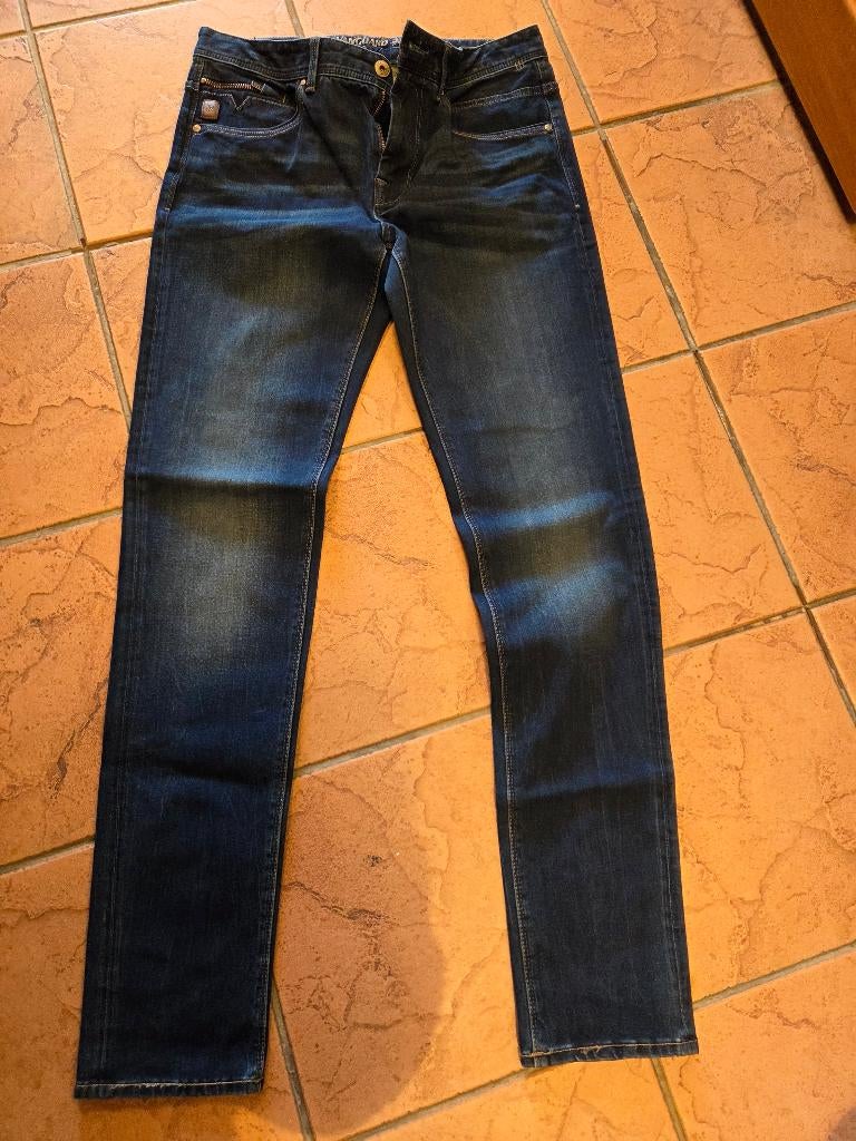 Vanguard V850 Rider Slim Fit W32/L34 donkerblauw zgan heren, Blauw, W32 (confectie 46) of kleiner, Ophalen of Verzenden, Zo goed als nieuw