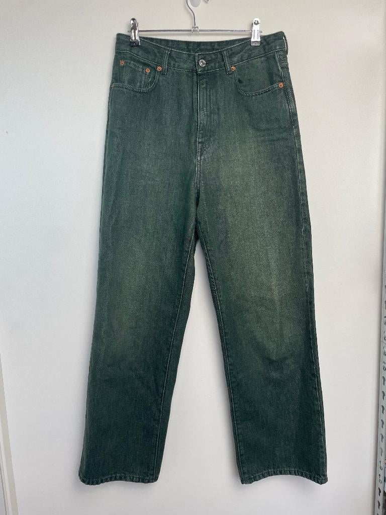 Bellerose Poker jeans maat 27 groen wide leg high waist, 1213 Chaussée de Waterloo, 1180 Ukkel, Shop@bellerose.nl, Ophalen of Verzenden