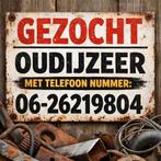 Oud ijzer en metalen gezocht - Gratis ophalen of afleveren, Doe-het-zelf en Verbouw, Metalen, Ophalen of Verzenden, Gebruikt, IJzer