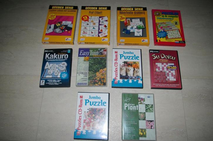 Diverse CD-Roms en diskettes met software. Z.g.a.n, Computers en Software, Vintage Computers, Ophalen of Verzenden