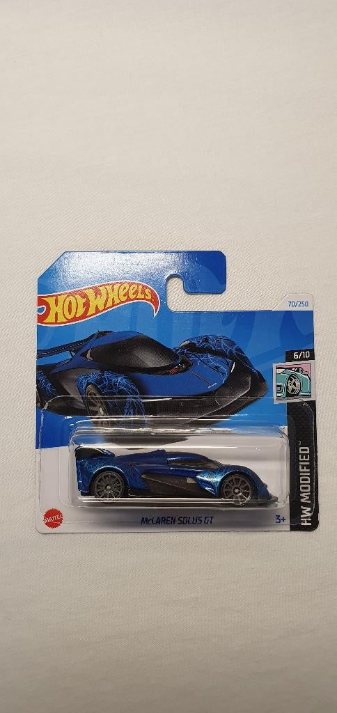 Hot wheels McLaren Solus GT blauw, Hobby en Vrije tijd, Modelauto's | Overige schalen, Ophalen of Verzenden, Nieuw, Auto
