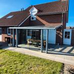 Glazen overkapping 4x5,4M antraciet met schaduwdoek, Ophalen, Gebruikt, Serre