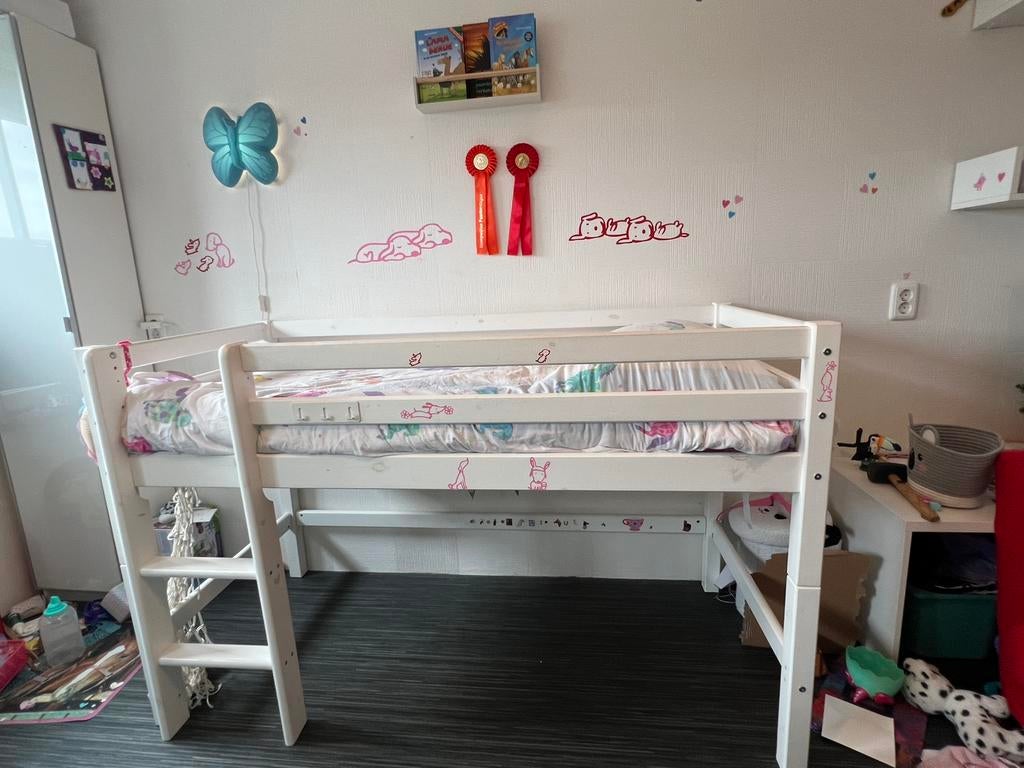 Halfhoogslaper van Hoppekids, Kinderen en Baby's, Ophalen of Verzenden, Gebruikt, Halfhoogslaper
